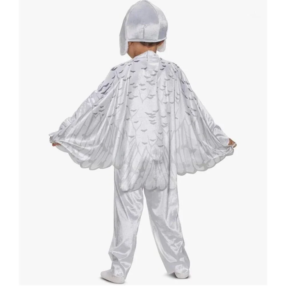 Disguise Toddler Harry Potter Hedwig Owl Halloween Costume Jumpsuit Headpiece